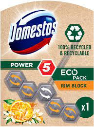 Domestos Power 5 Toilet Rim Block, 55 g