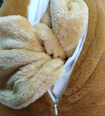 Capybara with Baby Plush Toy and Blanket - Image 2