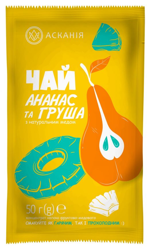Askania Pineapple & Pear Fruit Honey Tea, 50 g