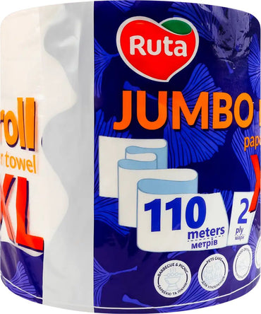 Ruta Jumbo Roll Paper Towel, 2-Ply, 550 Sheets - Image 2