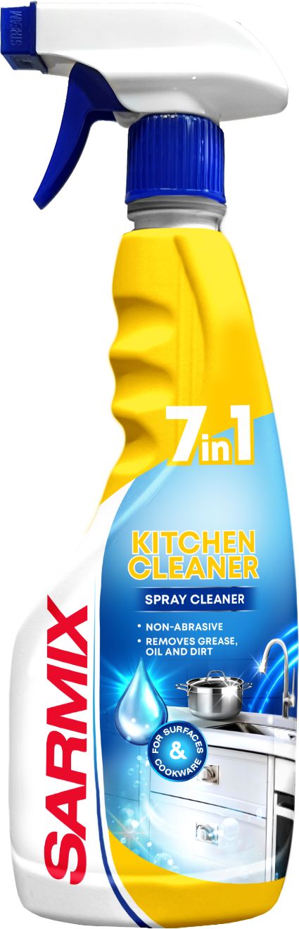 Sarmix 7-in-1 Kitchen Surface Cleaner Spray, 500 mL