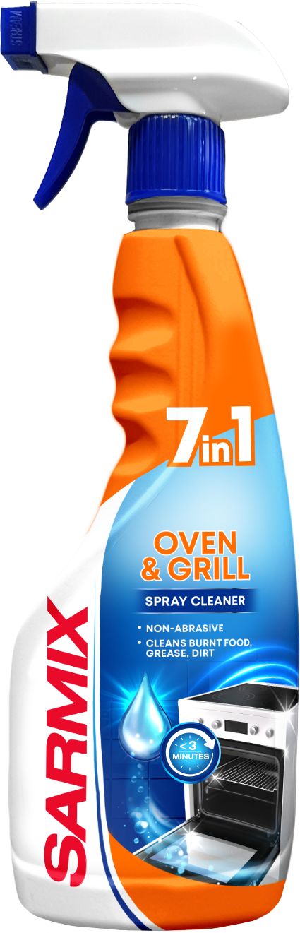 Sarmix 7-in-1 Oven & Microwave Cleaner Spray, 500 mL