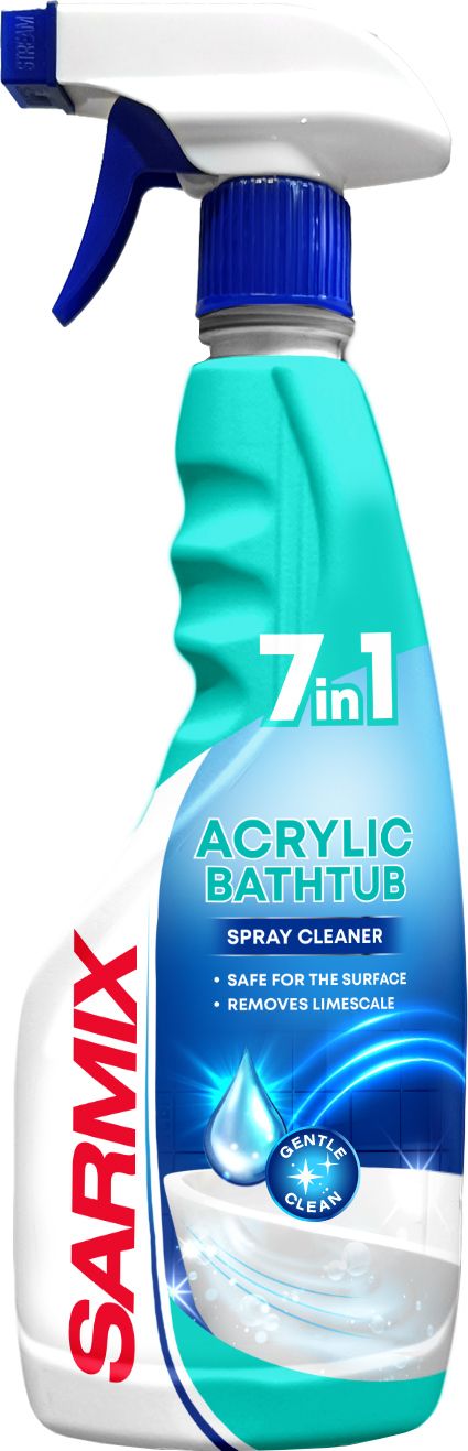 Sarmix 7-in-1 Acrylic Bathtub Cleaner Spray, 500 mL
