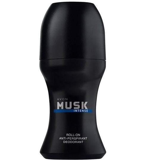 Avon Musk Intense Men's Roll-On Deodorant Antiperspirant, 50 mL