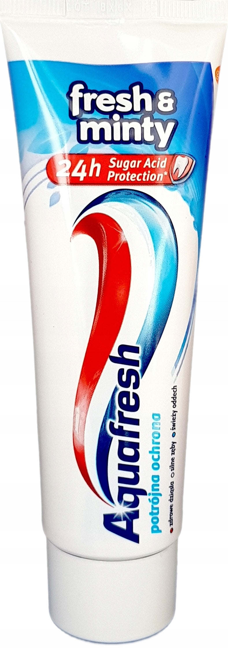Aquafresh Fresh & Minty Toothpaste Tube, 75 mL