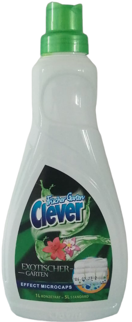 Clever Fresh Garden Exotic Garden Fabric Softener, 1 L