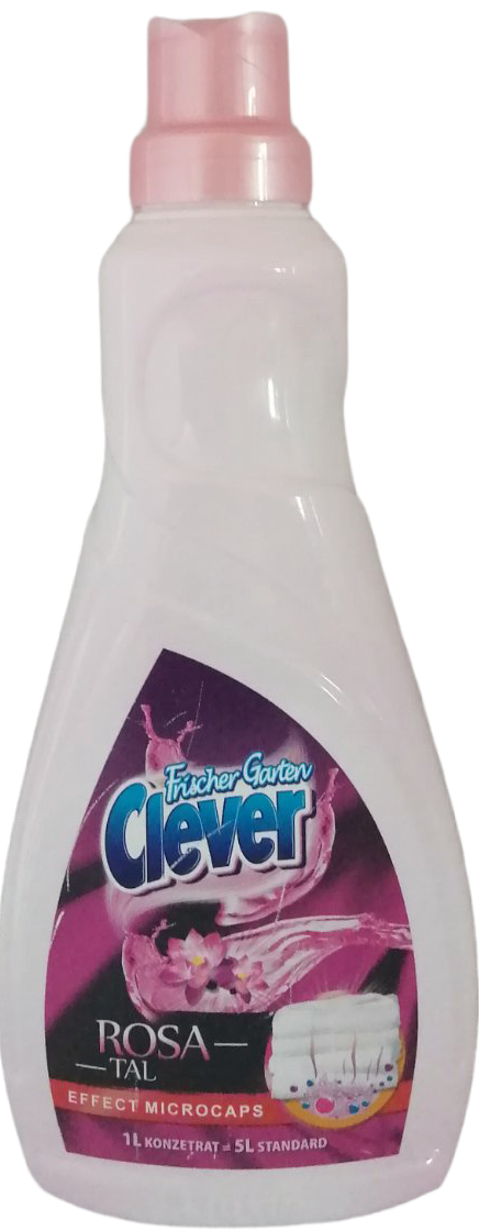 Clever Fresh Garden Pink Valley Fabric Softener, 1 L