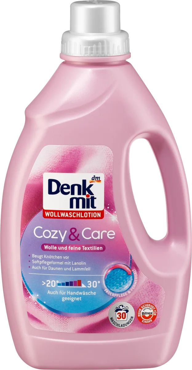 Denkmit Cozy & Care Laundry Detergent Gel, 30 Loads, 1.5 L - Image 3