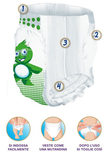 Pillo Premium 6 Baby Pull-Up Diaper Pants, 16+ kg, 26 pcs - Image 2