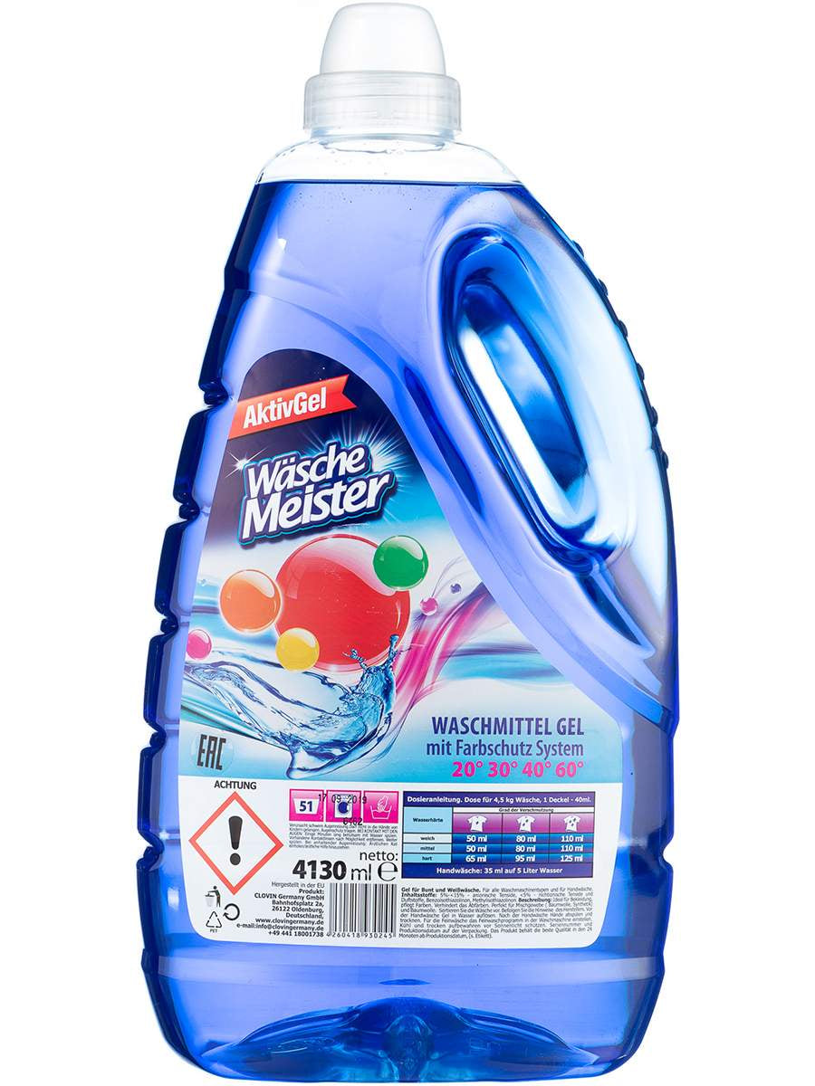 Liquid laundry detergent Wasche Meister Activ 4.130 L