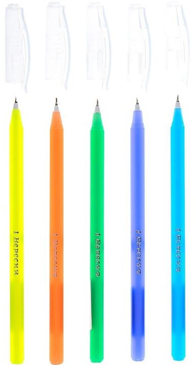 1 Veresnya 411053 Blue Oil-Based Ballpoint Pen, 0.6 mm