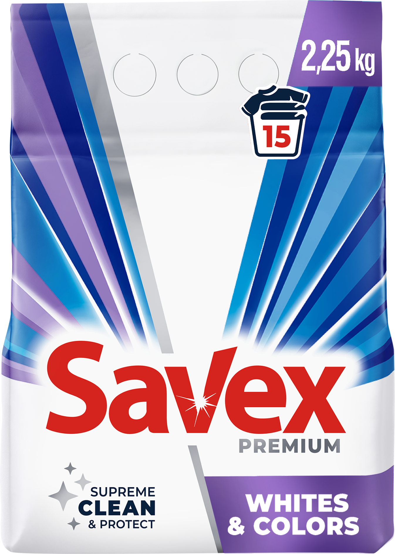 Savex Automat Premium Whites & Colors Laundry Detergent Powder, 2.25 kg