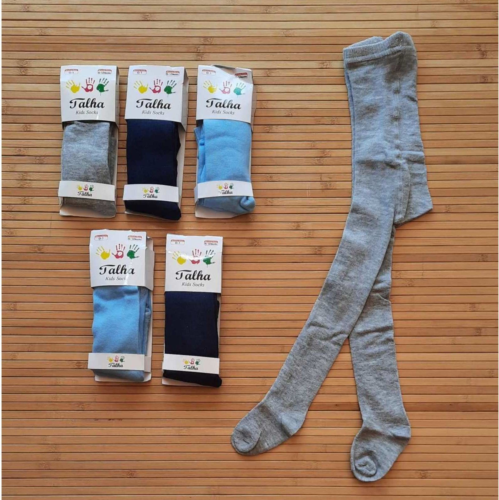Talha Kids Socks Baby Tights, Ages 6-12 Months