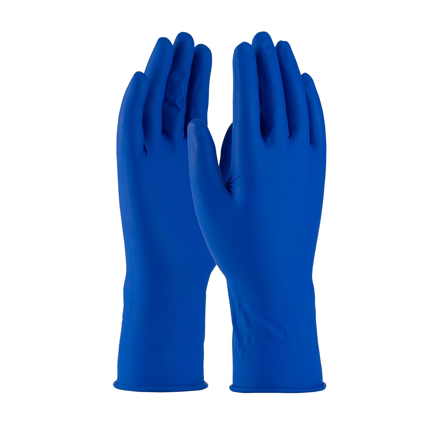 Hoffen Blue Latex Medical Gloves, Size L, 50 pcs - Image 2
