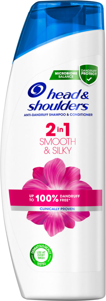 Head & Shoulders 2-in-1 Smooth & Silky Shampoo, 360 mL