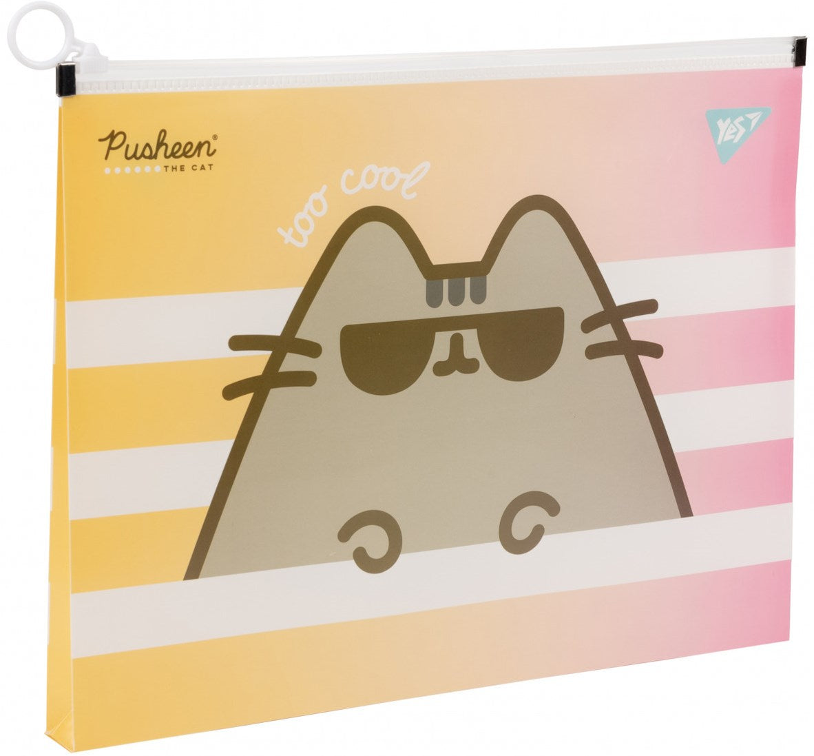 YES 492031 Pusheen B5 Zipper Document Pouch
