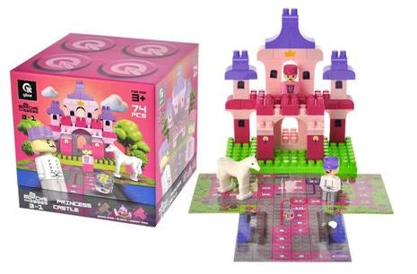 Blocks&Steps QB300-004 3-in-1 Princess Castle Building Set, 74 pcs - Image 2