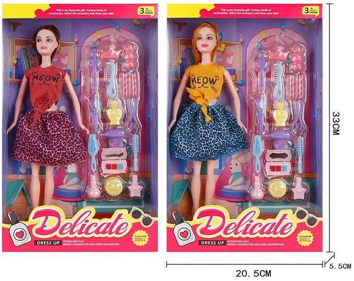 Delicate 6611-12 Doll with Accessories