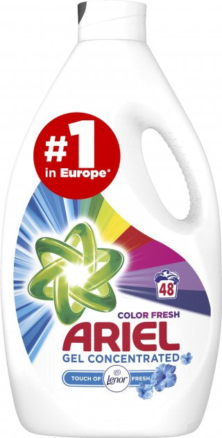 Ariel Color Fresh Liquid Laundry Detergent, 2640 mL