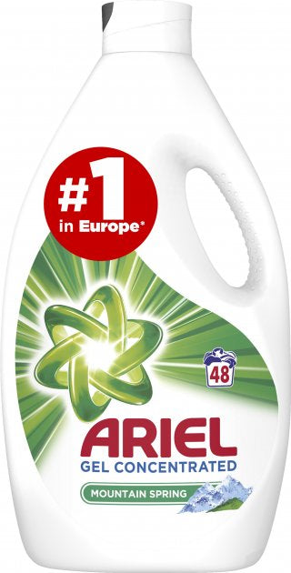Ariel Mountain Spring Liquid Laundry Detergent, 2640 mL
