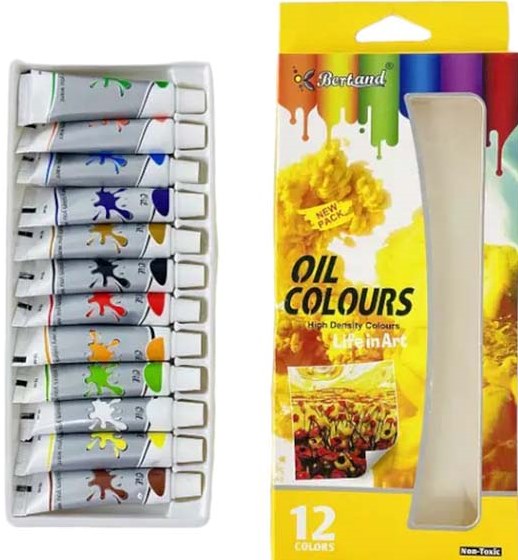 Bertand O1212-H Oil Paint Set, 12 x 12 mL