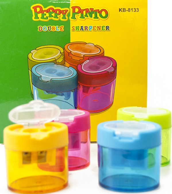 Peppy Pinto 8133 Double-Hole Plastic Pencil Sharpener